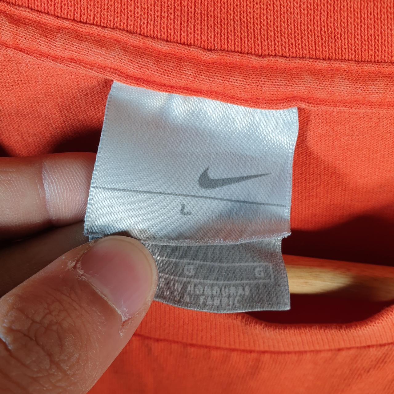 Vintage Nike 90s Swoosh Spellout T Shirt Shirt Men’s Large Pink Logo Athletic C9777