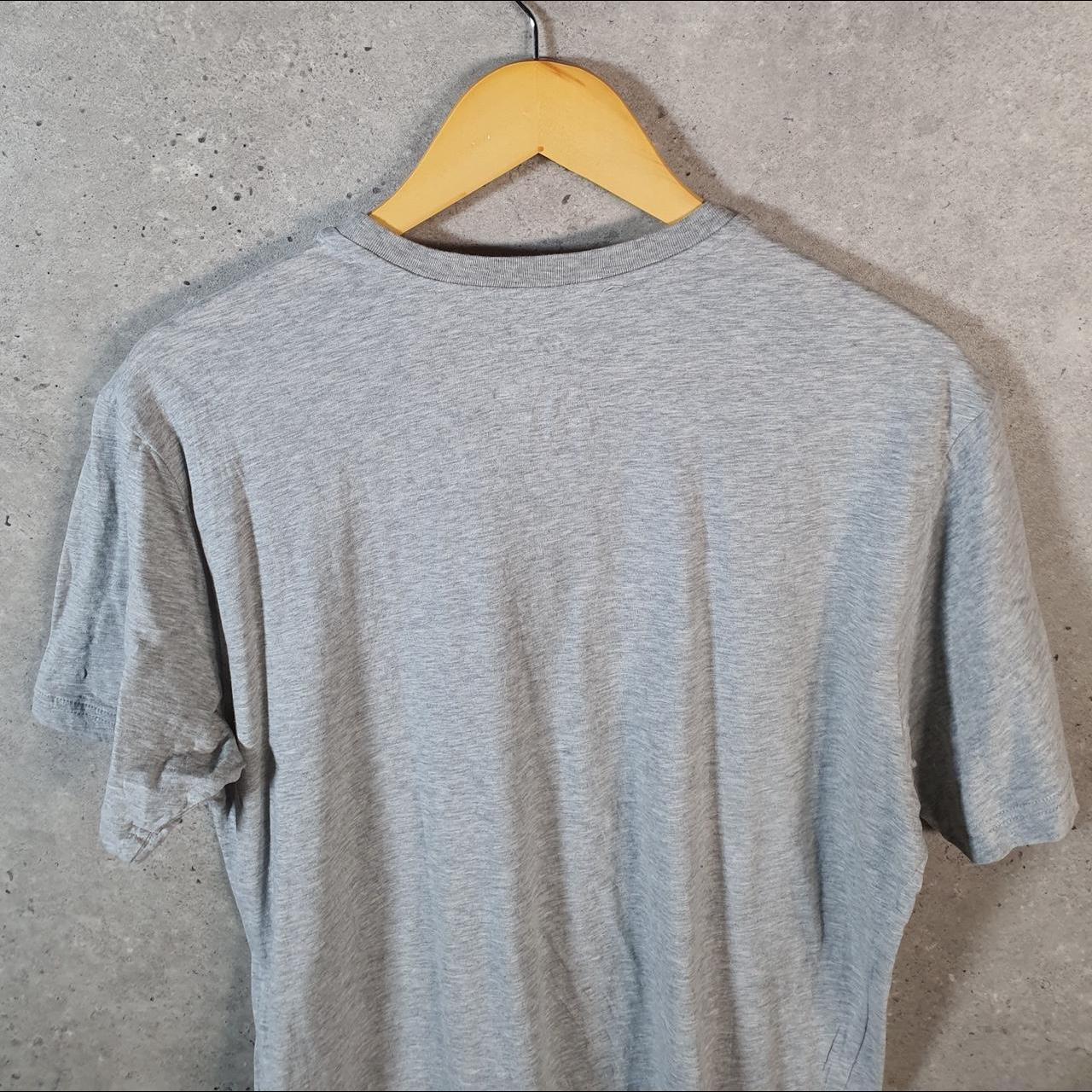 Vintage Ralph Lauren Polo T Shirt Men’s Medium Grey Embroidered Pony Classic Fit C9089