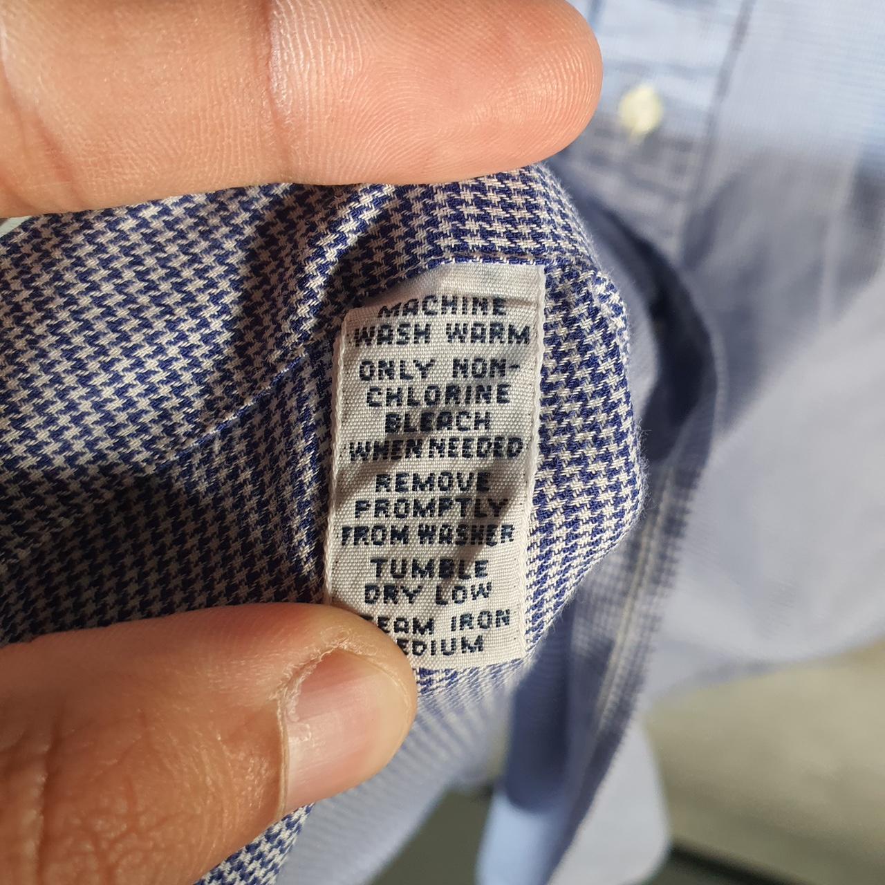 Vintage Ralph Lauren Button Down Shirt Men’s XL Blue Plaid Yarmouth Cotton Pony