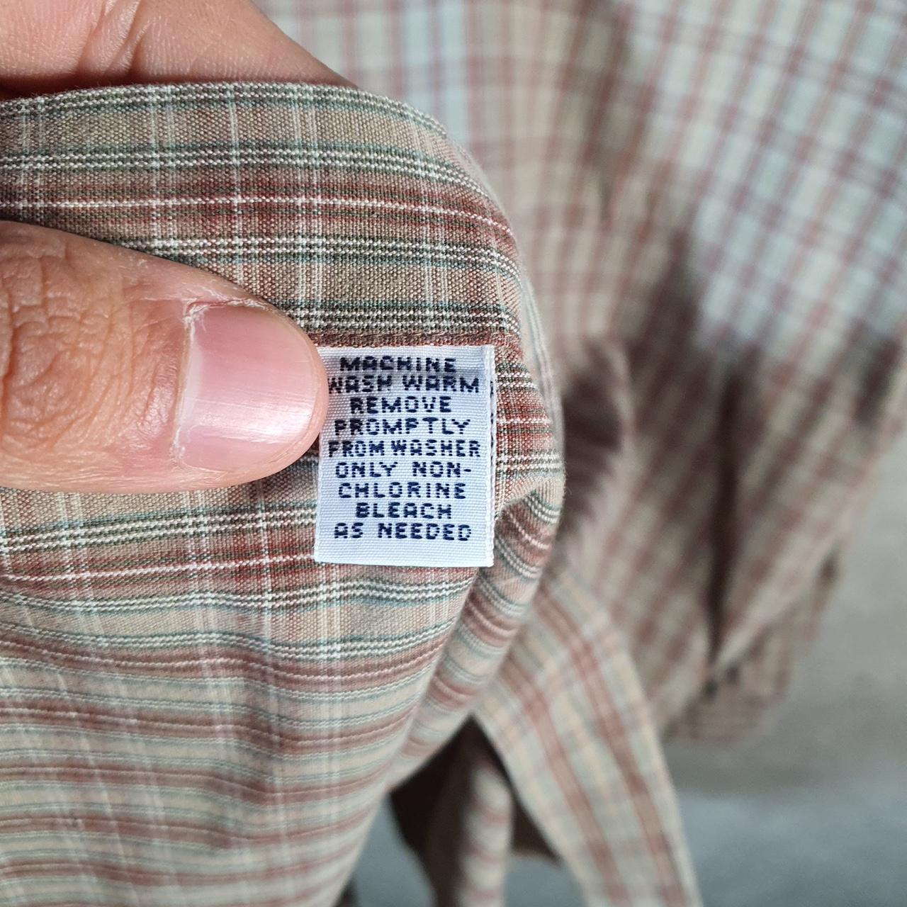 Vintage Ralph Lauren Button Down Shirt Men’s XL Brown Checkered Mcmeel Cotton Pony Big Fish Vintage