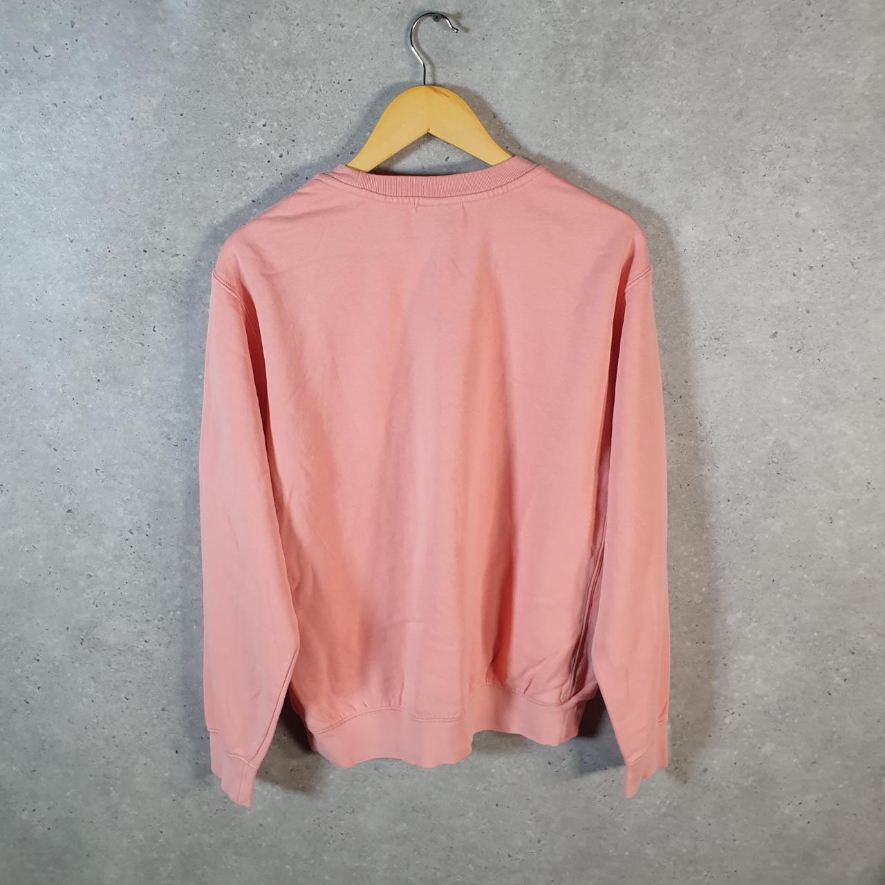 Vintage Nike Club Sweatshirt Mens Medium Pink Single Swoosh Logo