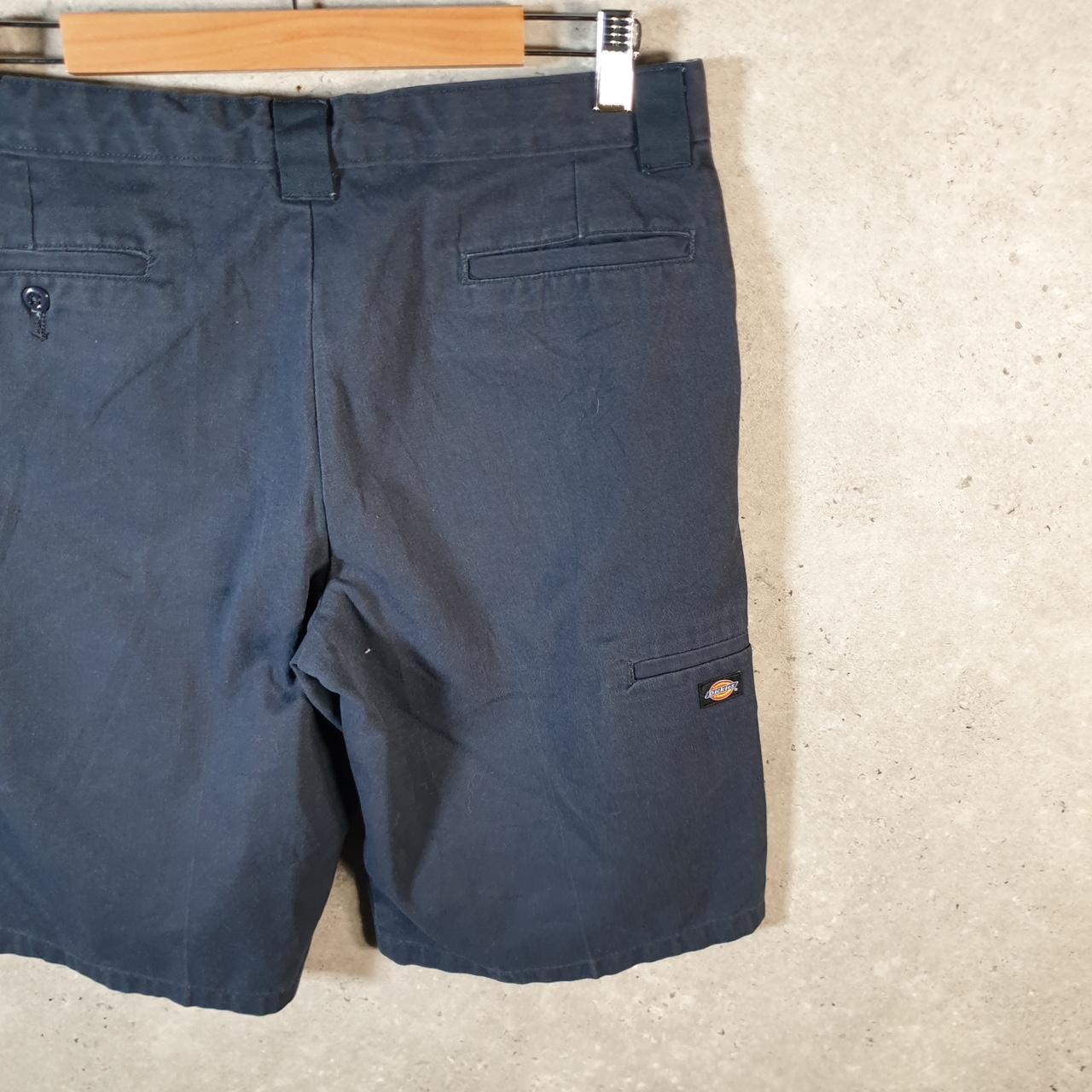 Vintage Dickies Baggy Chino Shorts Jorts Cargo Womens W30 Navy Blue Loose Fit