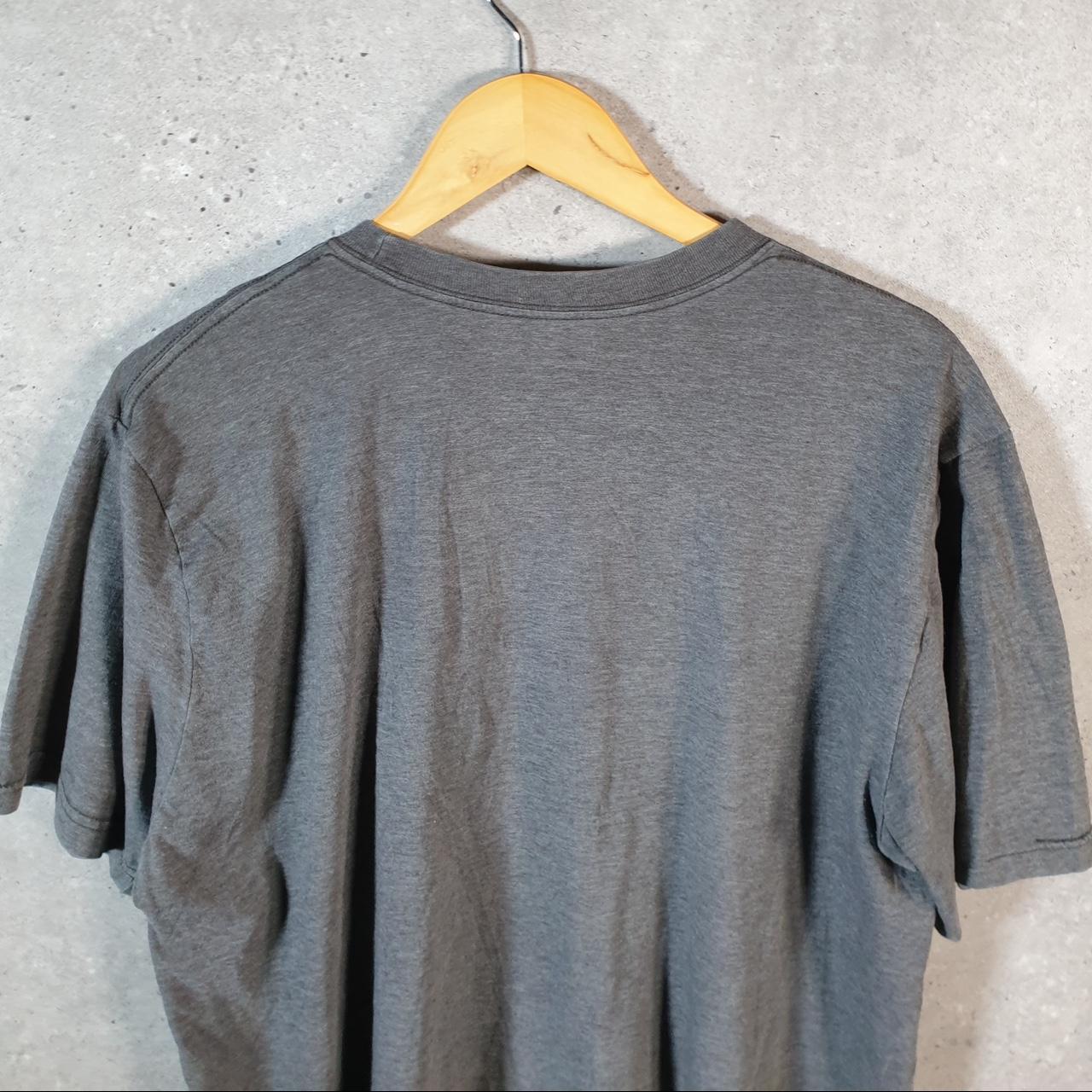 Vintage Nike T Shirt Men’s XL Grey Printed Single Swoosh Logo Athletic C8268