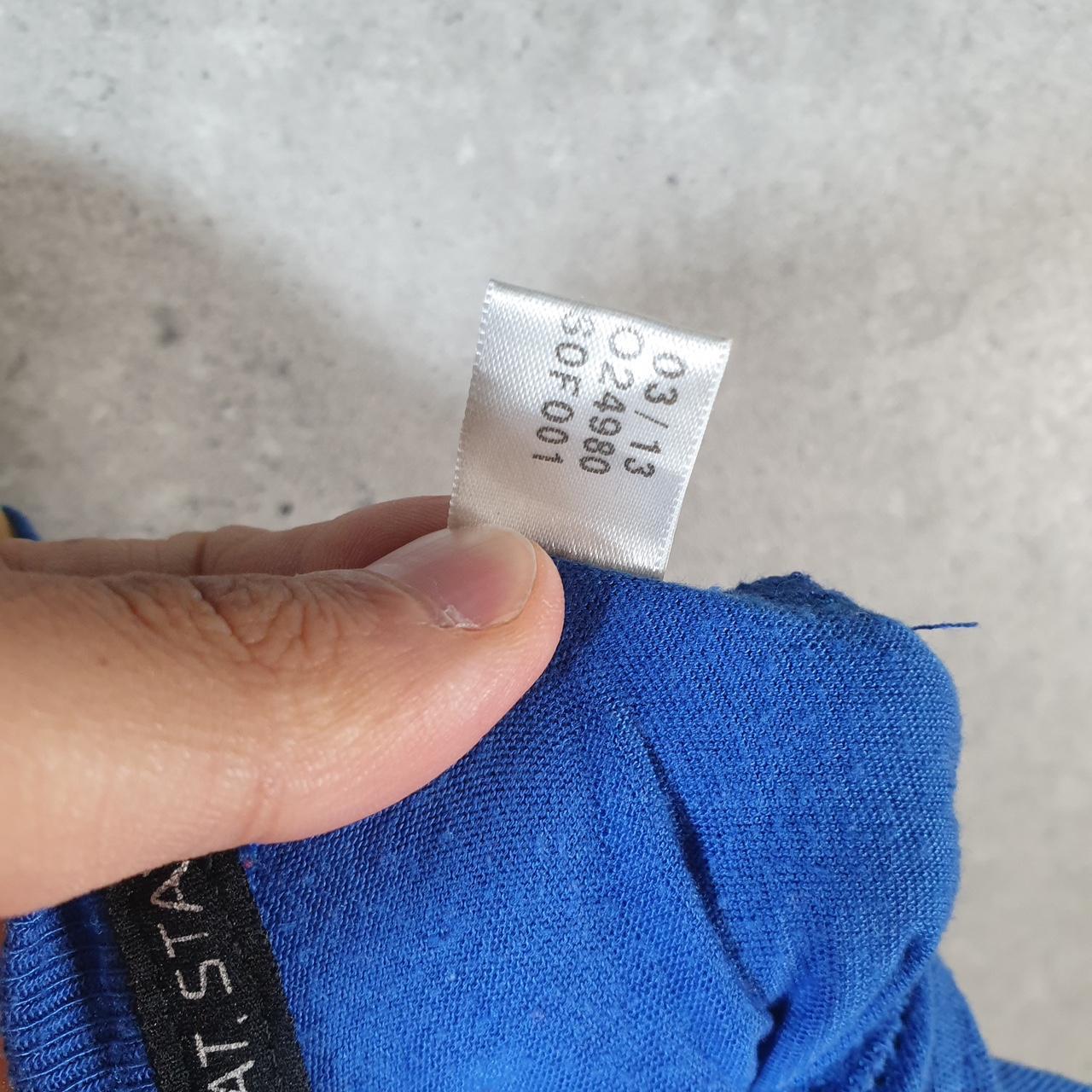 Vintage Adidas Spellout Climalite T Shirt Men’s XL Blue Three Stripes Athletic