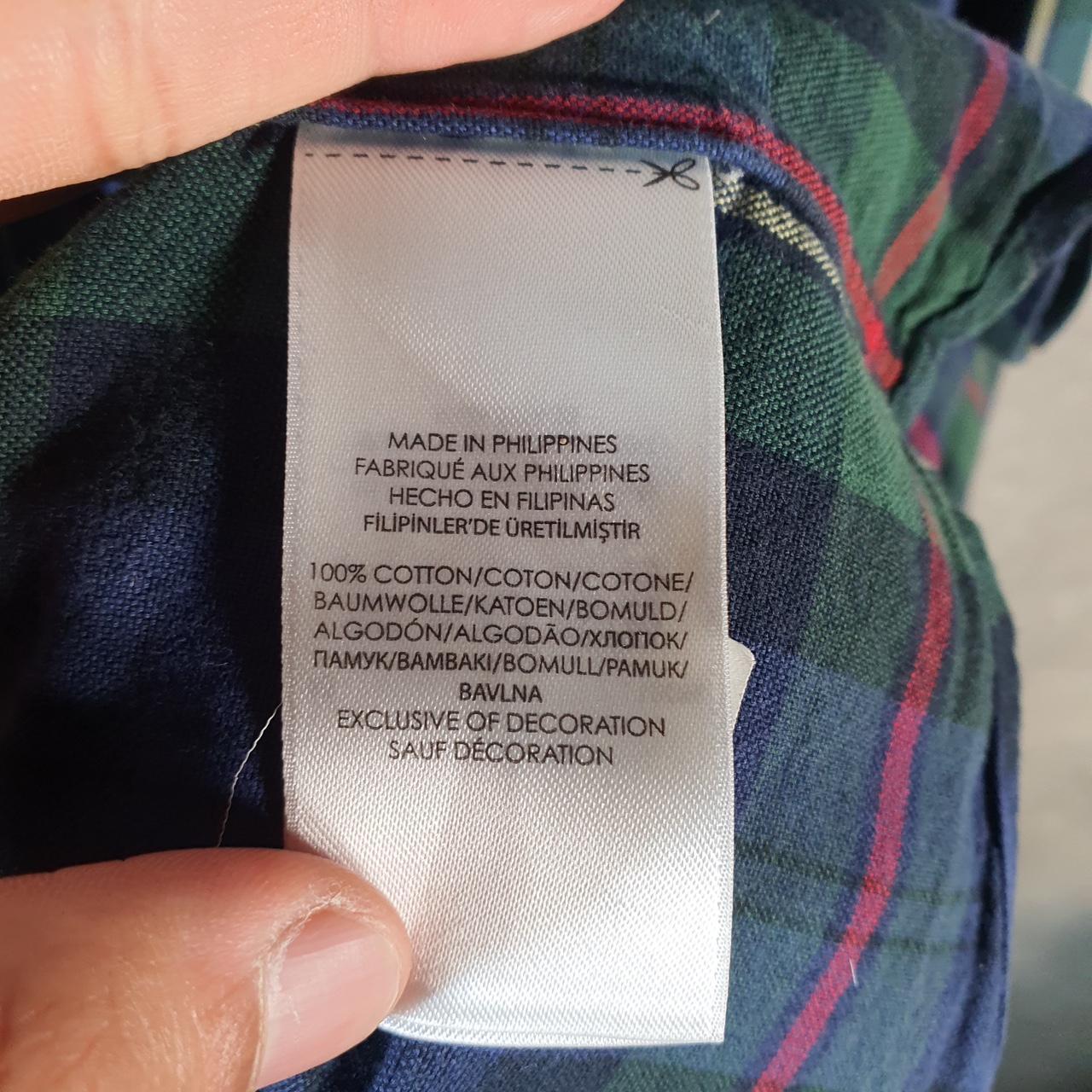 Vintage Ralph Lauren Button Down Shirt Mens Large Blue Checkered Cotton Pony