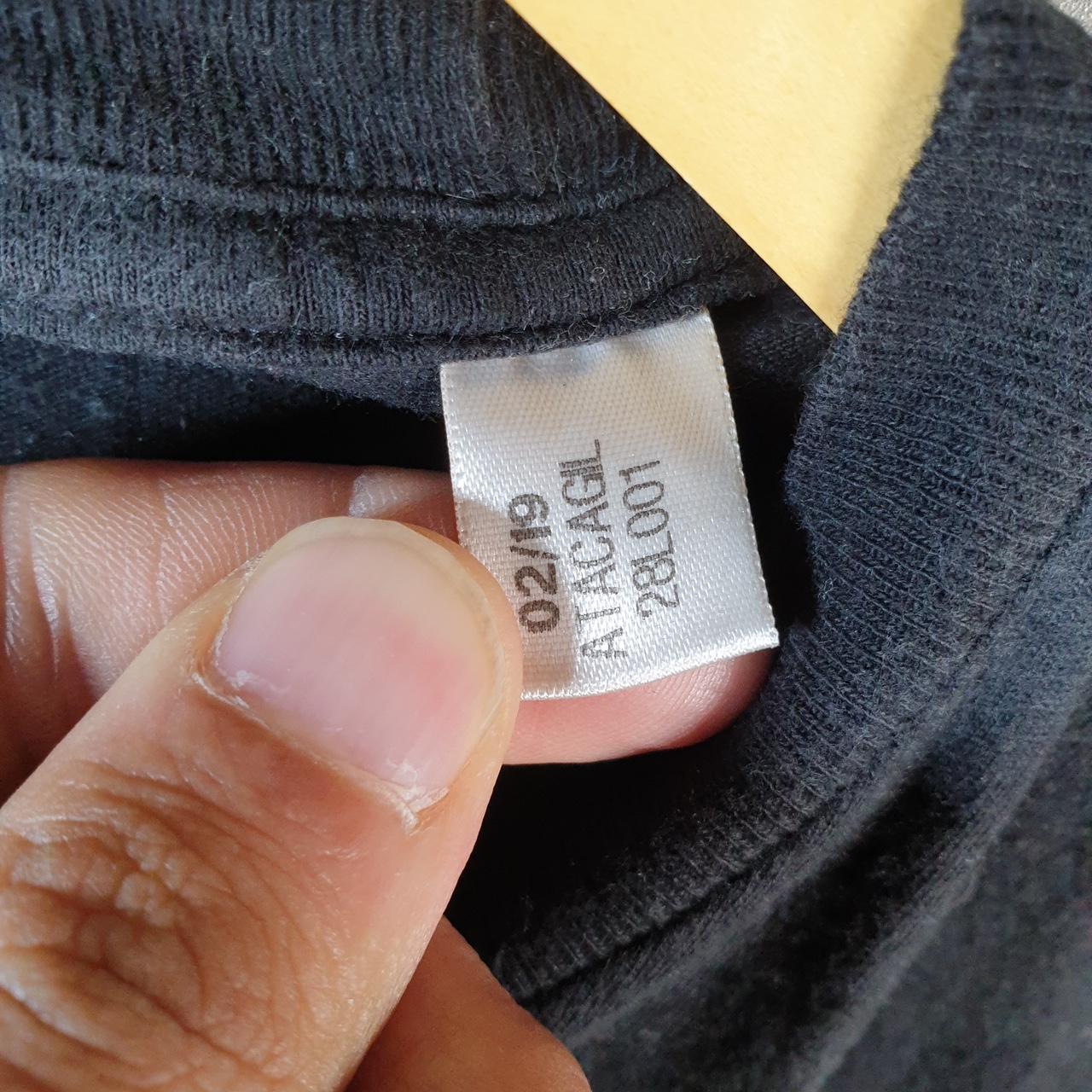 Vintage Adidas Amplifier T Shirt Men’s Small Black Three Stripes Logo Athletic