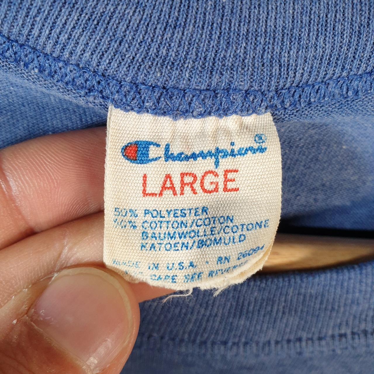 Vintage Champion Denver Broncos NFL 90s USA Single Stitch T Shirt Men’s Large Blue