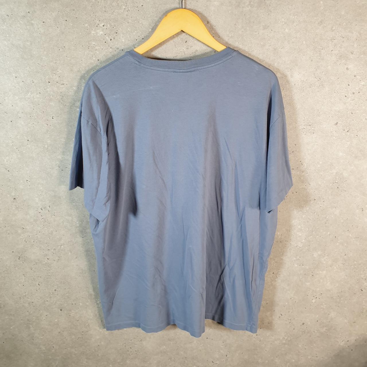 Vintage Ralph Lauren Polo T Shirt Men’s Large Blue Embroidered Classic Fit Pony C8607