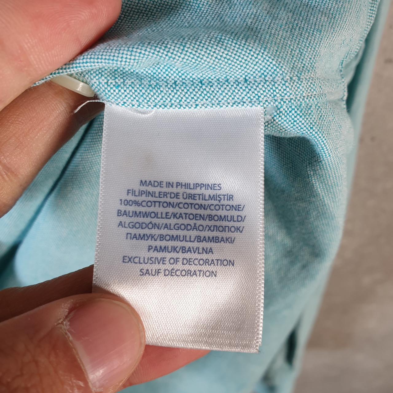 Vintage Ralph Lauren Button Down Shirt Men’s XS XSmall Blue Classic Fit Cotton Pony Big Fish Vintage