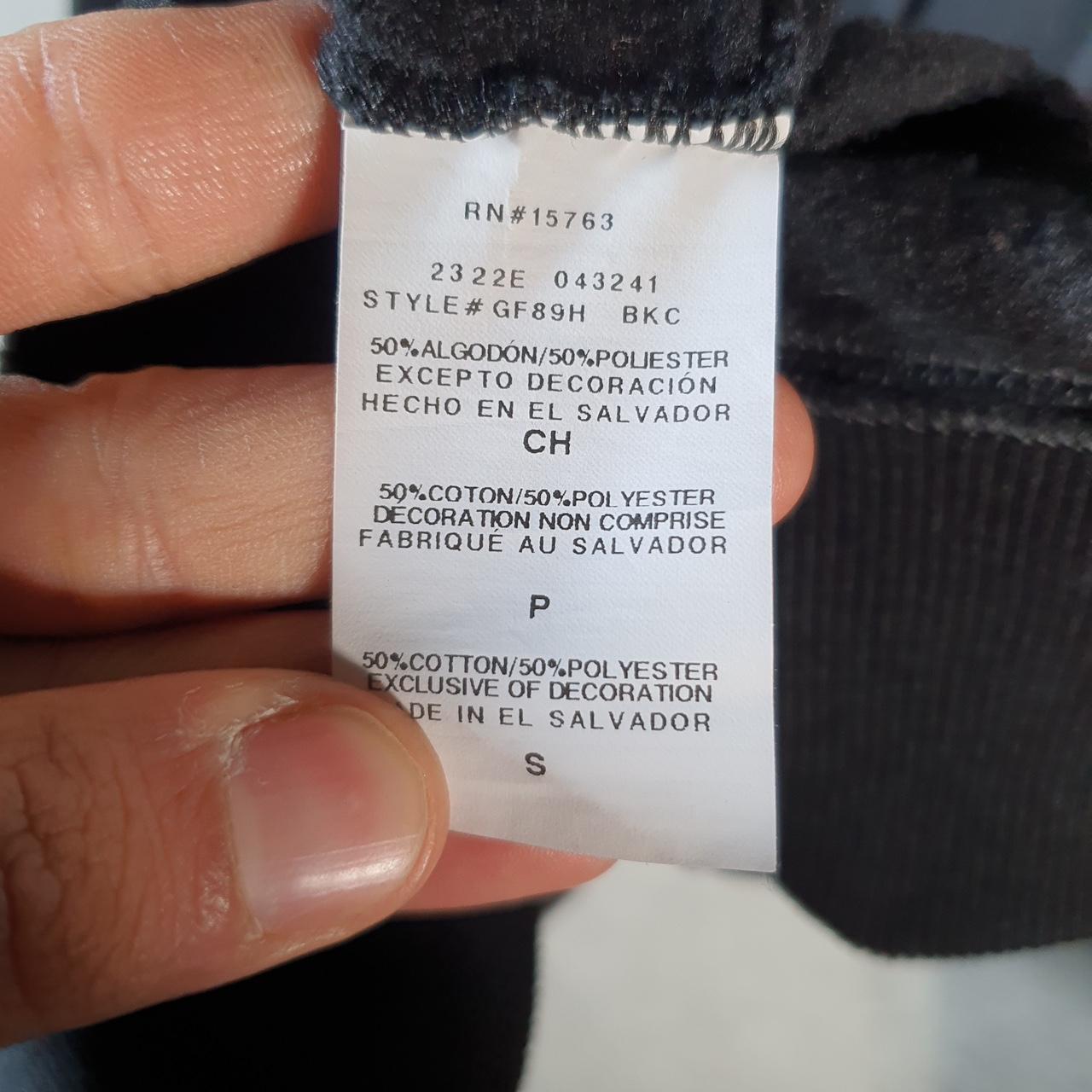 Vintage Champion Hoodie Men’s Small Black USA Pullover Spellout Logo