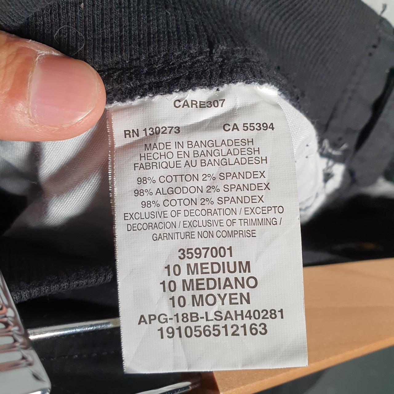 Vintage Lee Chino Shorts Jorts Cargo Womens W30 Black Baggy Cotton A4441