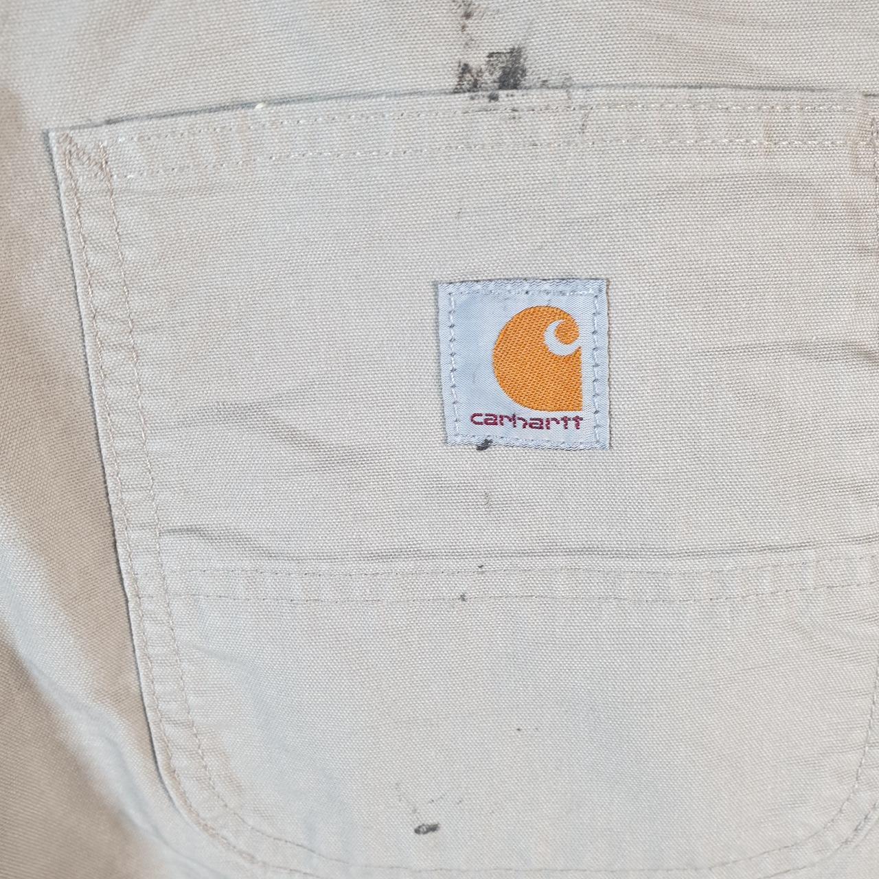 Vintage Carhartt Baggy Carpenter Shorts Jorts Cargo Men’s W36 Brown Original Fit Workwear