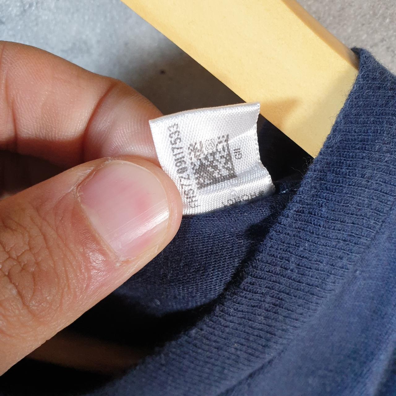 Vintage Adidas Amplifier T Shirt Men’s Small Navy Blue Three Stripes Athletic Logo