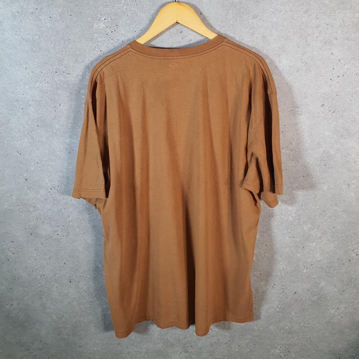 Vintage Carhartt Pocket T Shirt Men’s Large Brown Workwear Chore Utility Loose Fit C9252