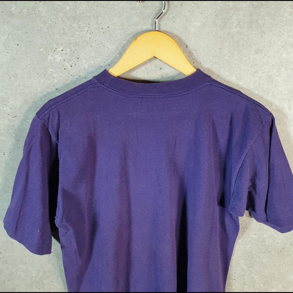 Vintage Sea Shells Beach Graphic USA 90s Single Stitch T Shirt Men’s XS Purple C8784
