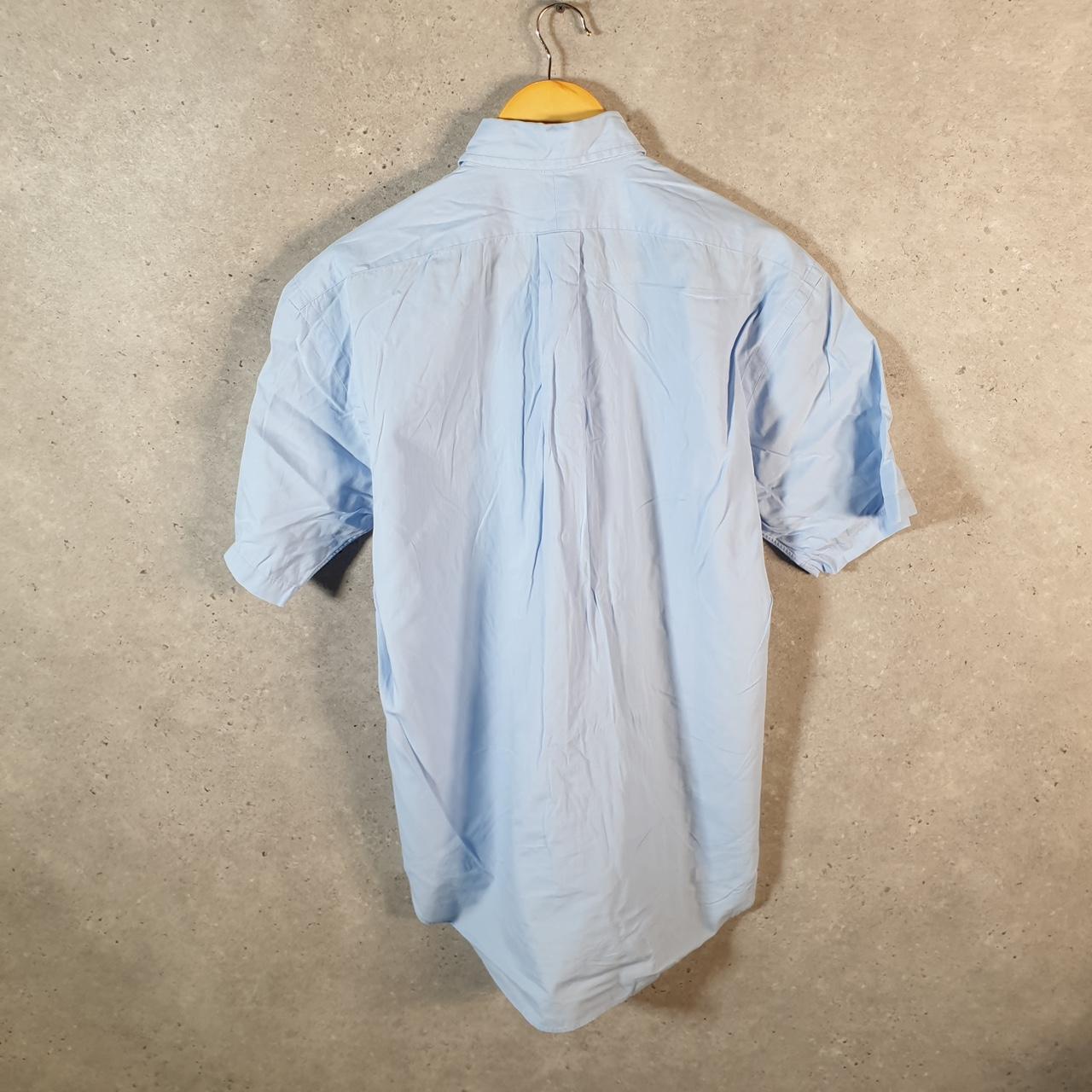 Vintage Ralph Lauren Button Down Shirt Men’s Small Blue Blake Short Sleeve Pony