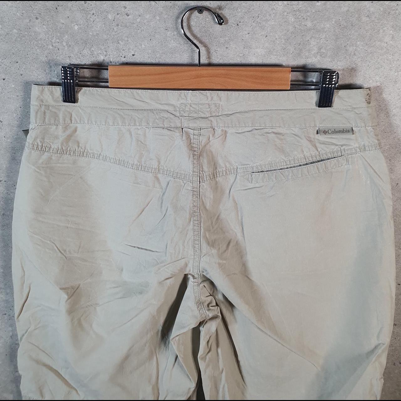 Vintage Columbia Shorts Jorts Cargo Womens W34 Brown Athletic Hiking Fishing Gear A4323
