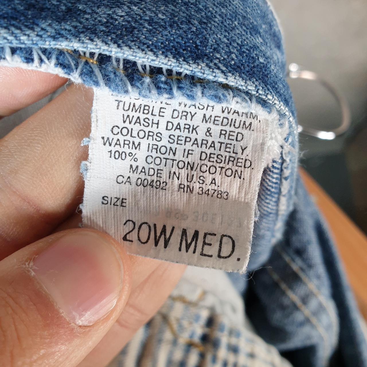 Vintage Lee Baggy Shorts Jorts Cargo Womens W34 Blue Relaxed Denim