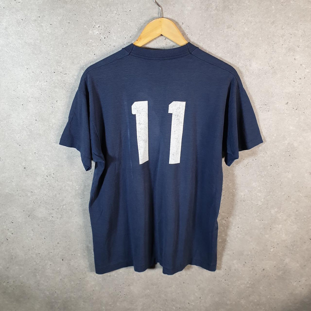 Vintage Fruit of the Loom Westside Baptist USA Single Stitch T Shirt Men’s Large Blue 6