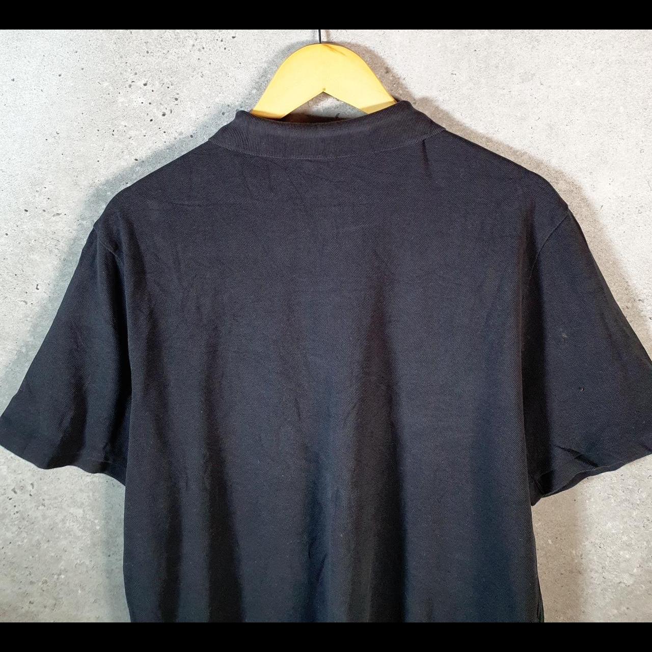 Vintage Nike Polo Shirt Shirt Men’s XL Black Embroidered Logo Athletic C9586