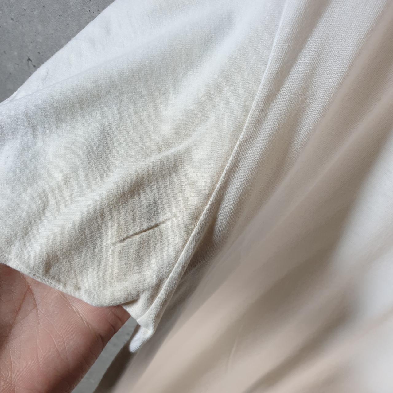 Vintage Nike 90 Swoosh T Shirt Shirt Men’s Large White Logo Athletic C9938