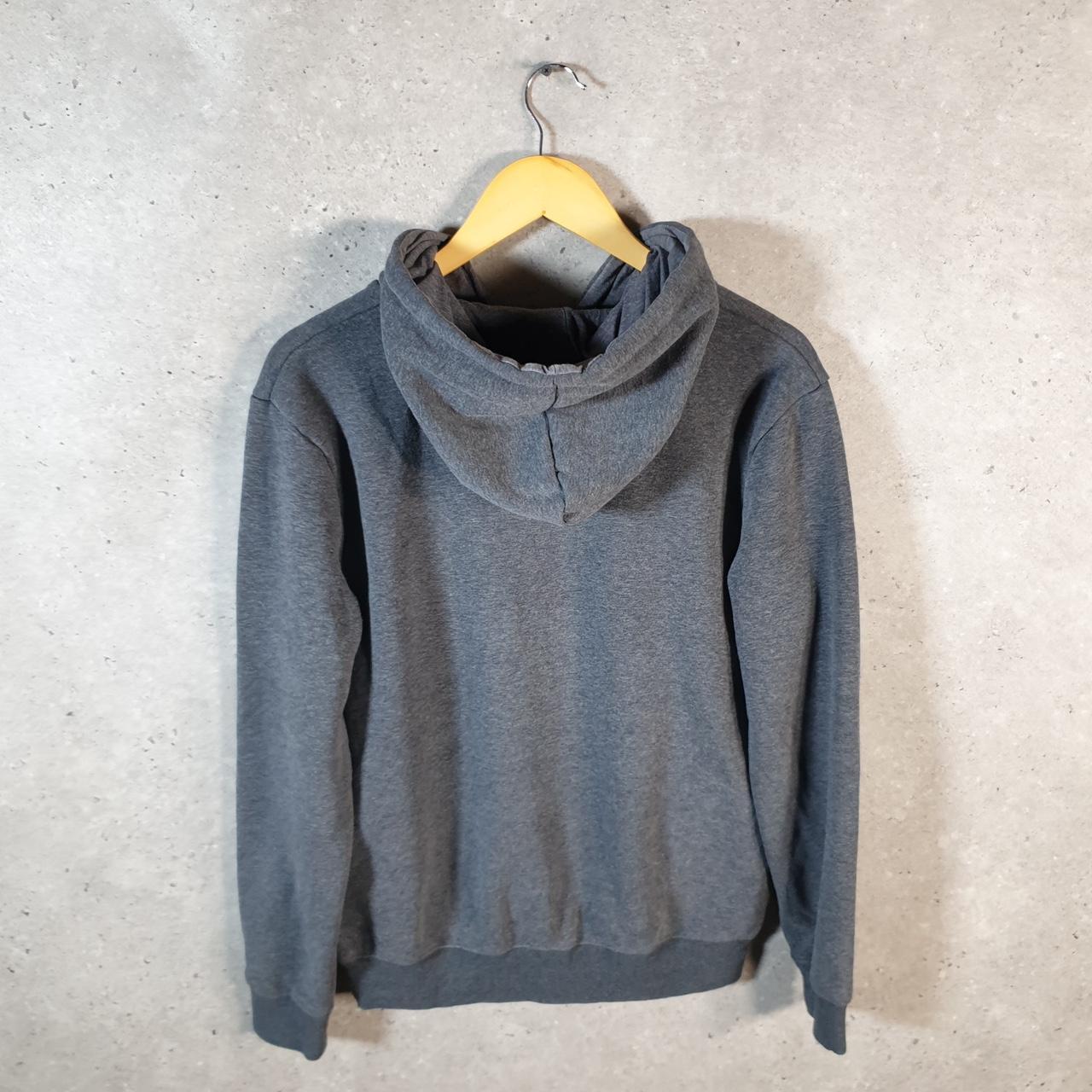 Vintage Nike Club Embroidered Hoodie Men’s Small Grey Swoosh Y2K Pullover