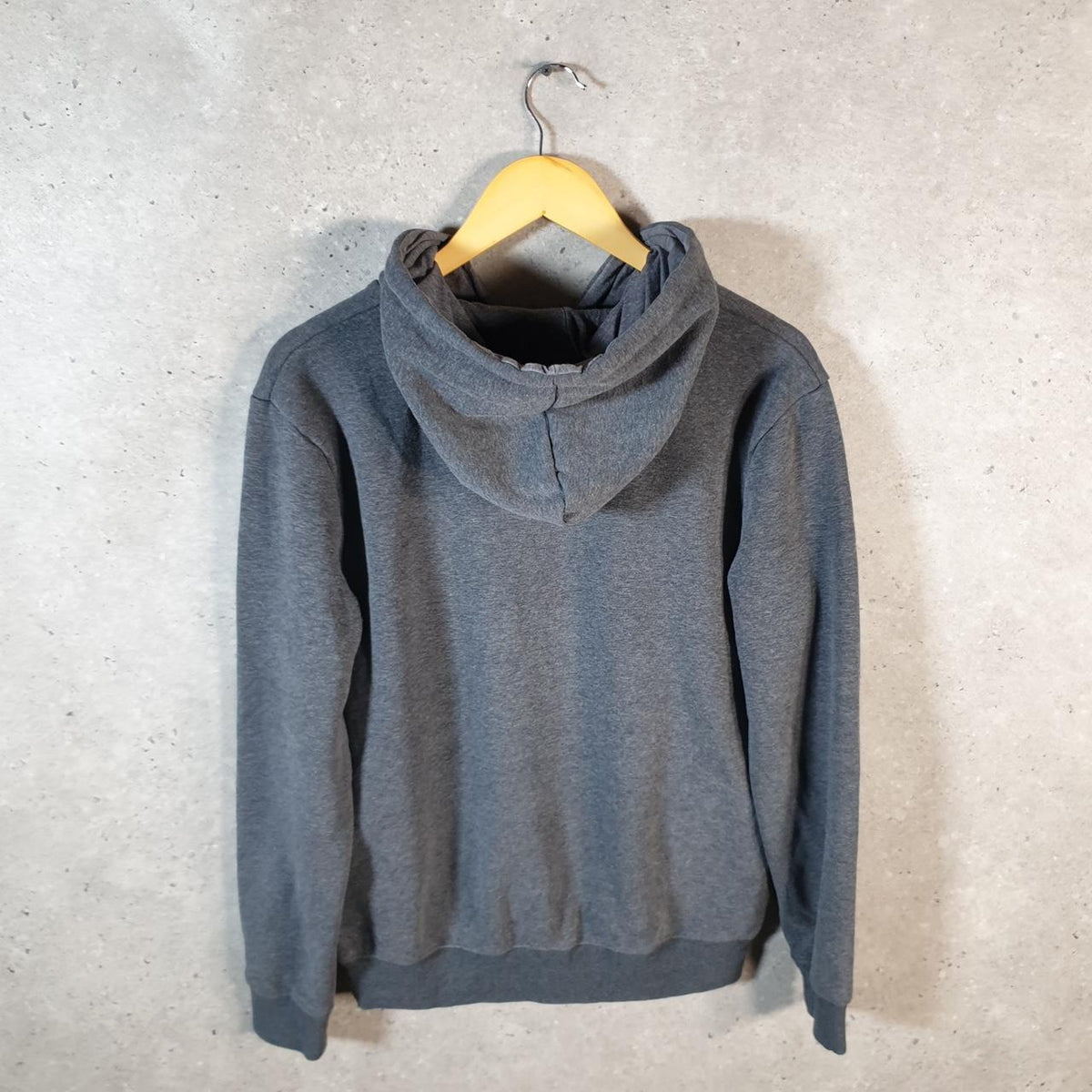Vintage Nike Club Embroidered Hoodie Men’s Small Grey Swoosh Y2K Pullover