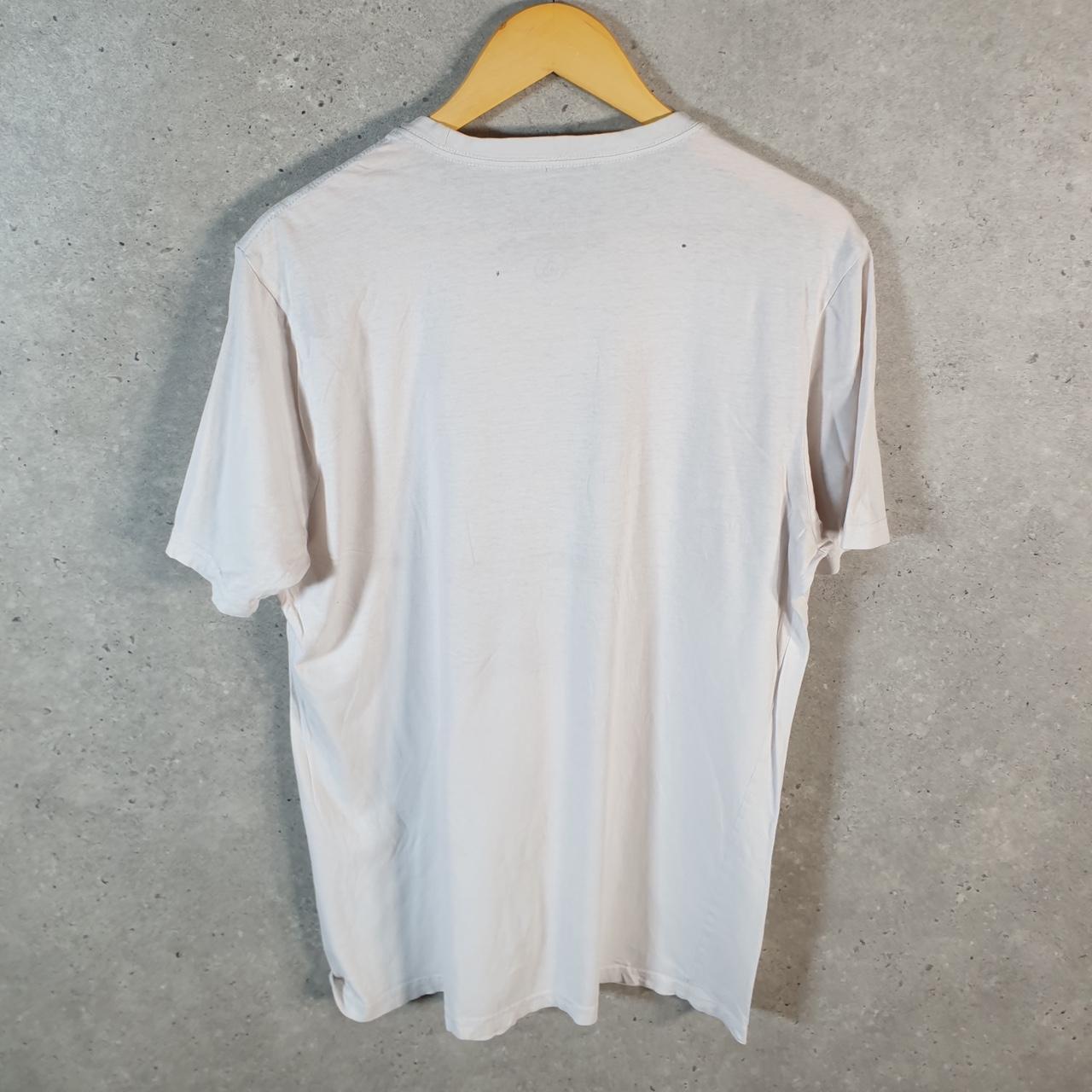 Vintage Volcom Stone Y2K T Shirt Men’s Medium White Casual Sports Logo Athletic