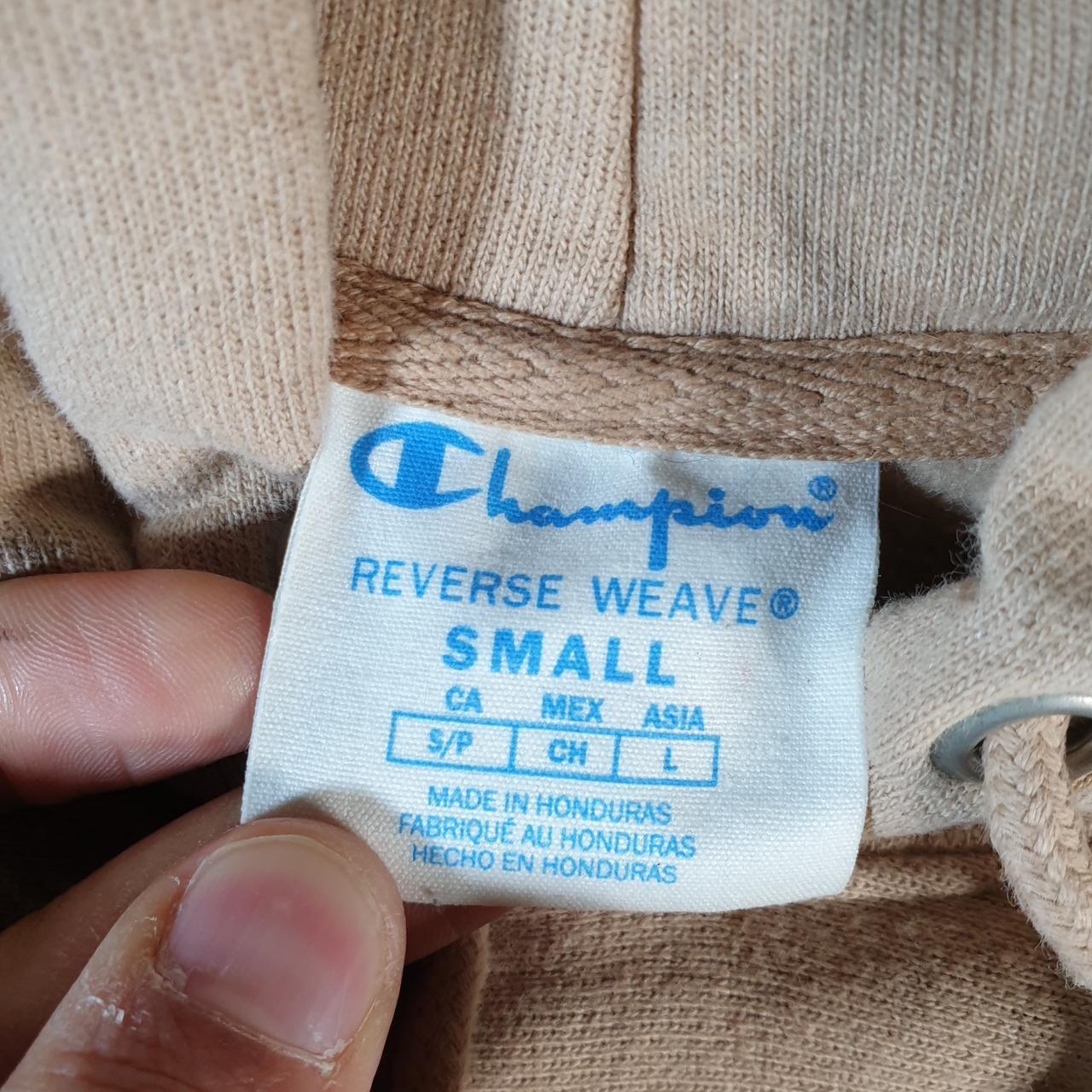 Vintage Champion Reverse Weave Hoodie Men’s Small Brown Pro Sport Pullover