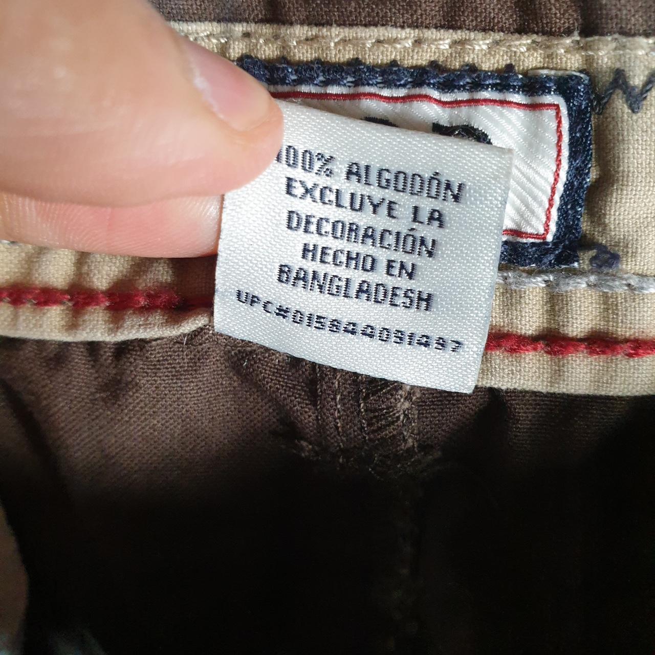 Vintage Izod Golf Chino Shorts Jorts Cargo Men’s W38 Brown Baggy Cotton