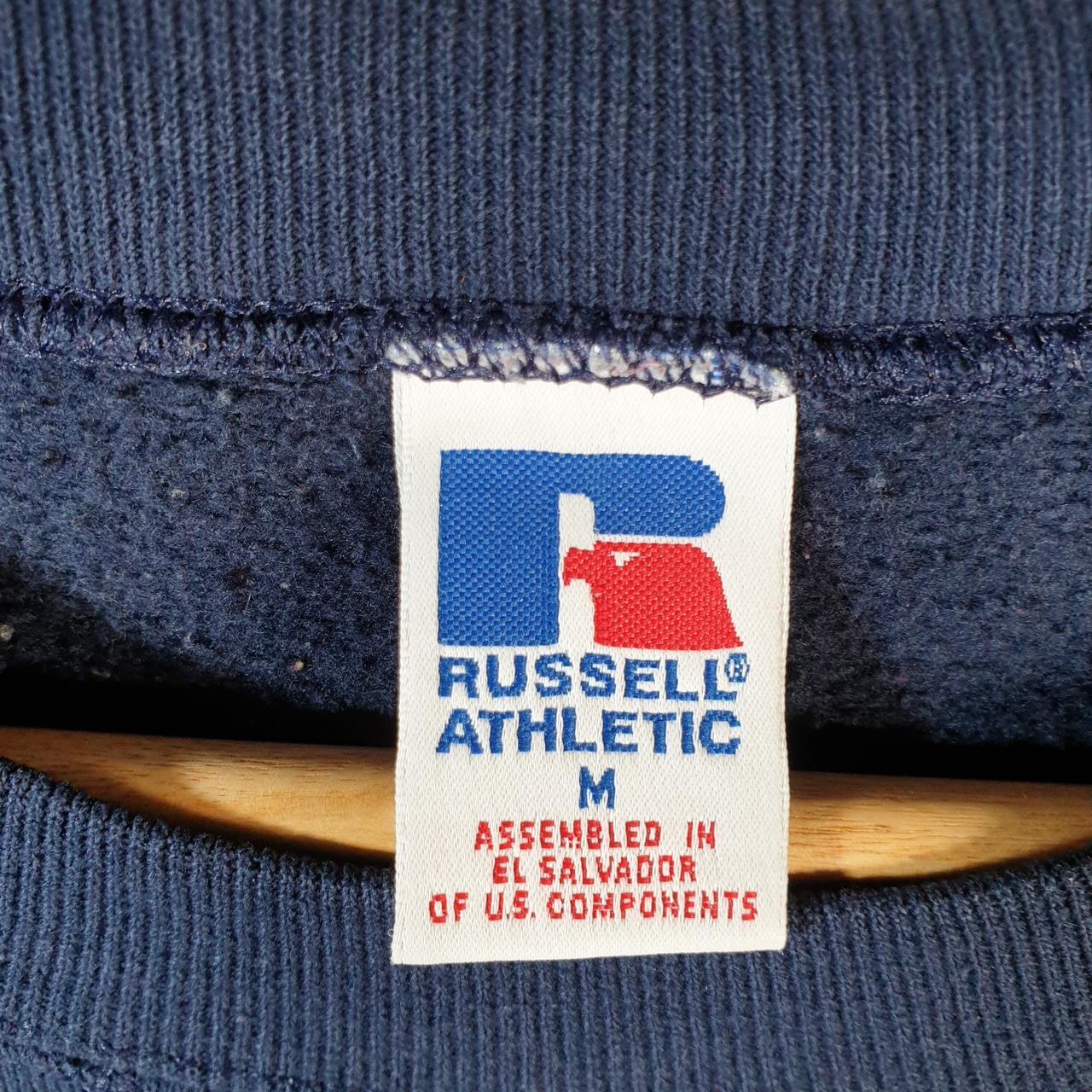 Vintage Russell Athletic Sweatshirt Men’s M Navy Blue USA Northern Iowa Panthers