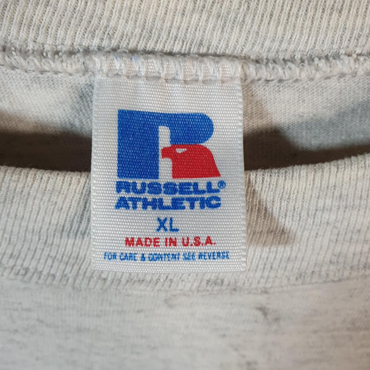 Vintage Russell Athletic Track & Field 1993 Texas USA Single Stitch T Shirt Men’s XL Grey