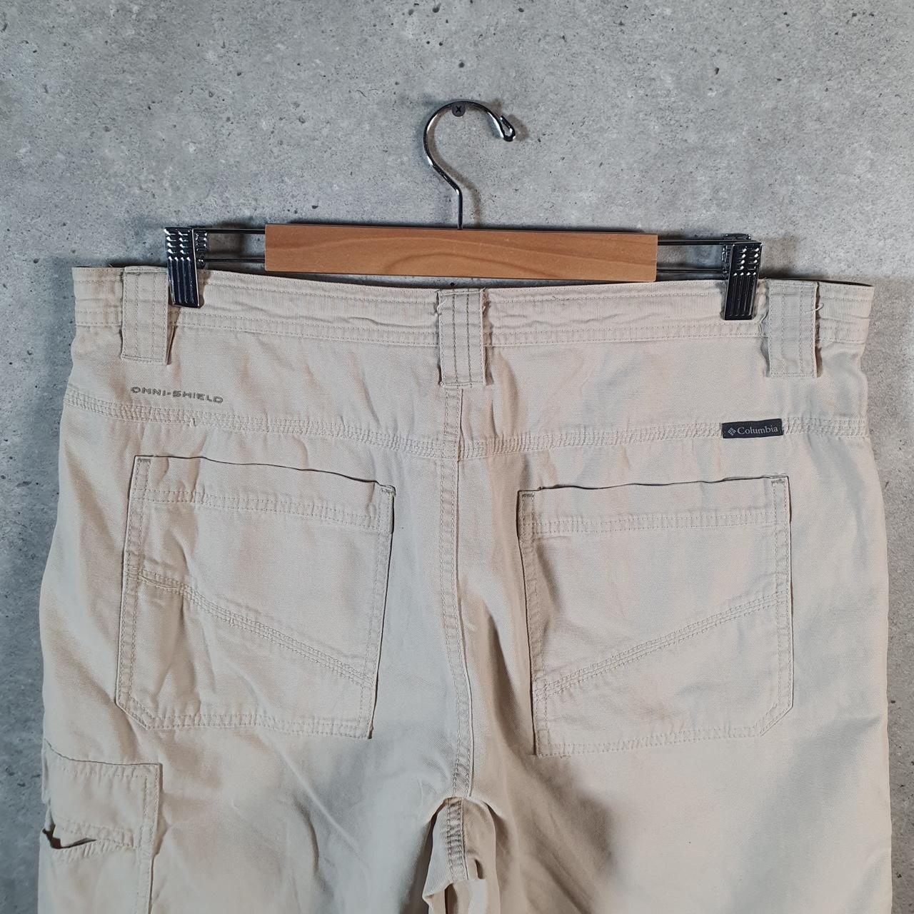 Vintage Columbia Carpenter Shorts Jorts Cargo Men’s W36 Brown Athletic Hiking Baggy A4244