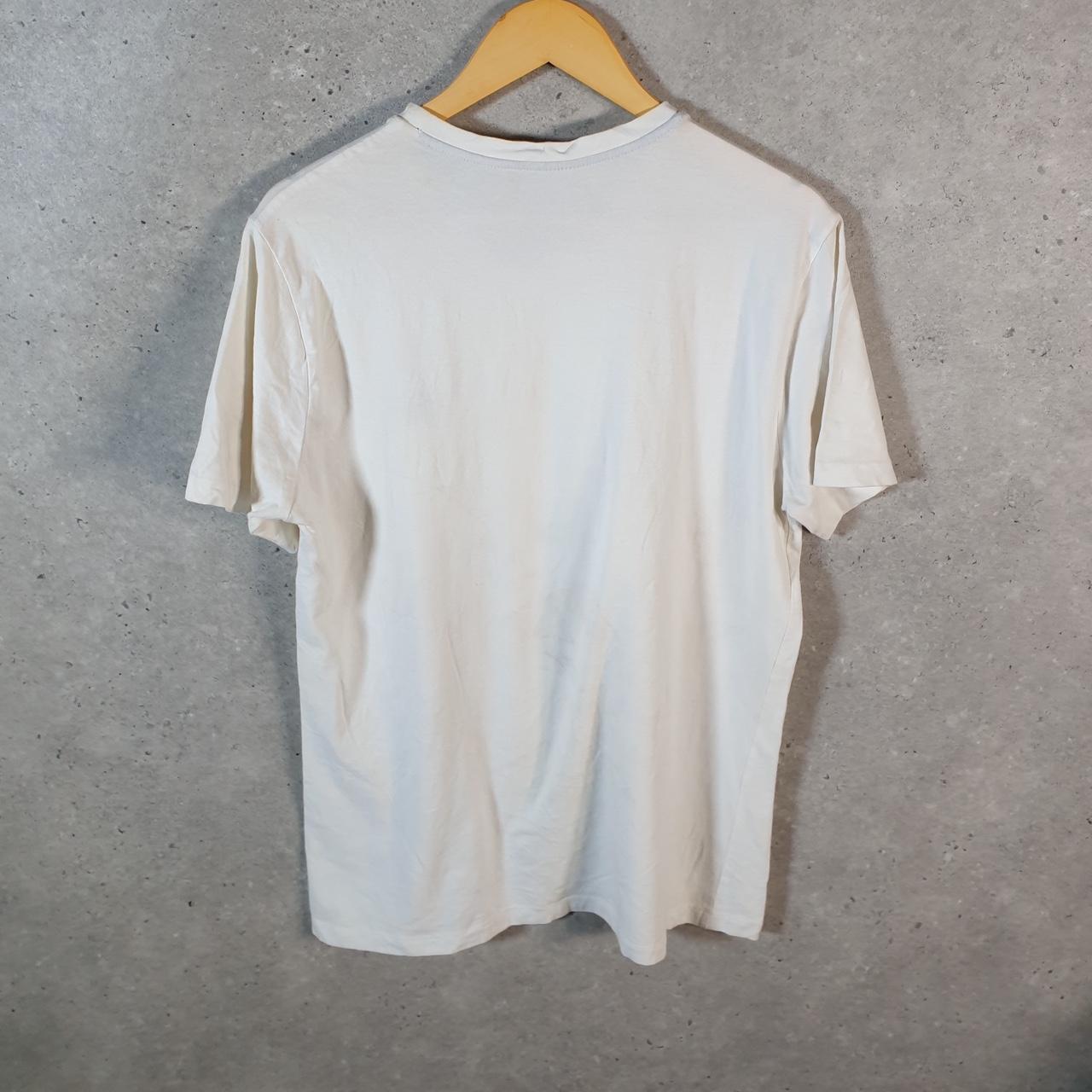 Vintage Ralph Lauren Polo Sport T Shirt Men’s Medium White Classic Fit Embroidered Pony