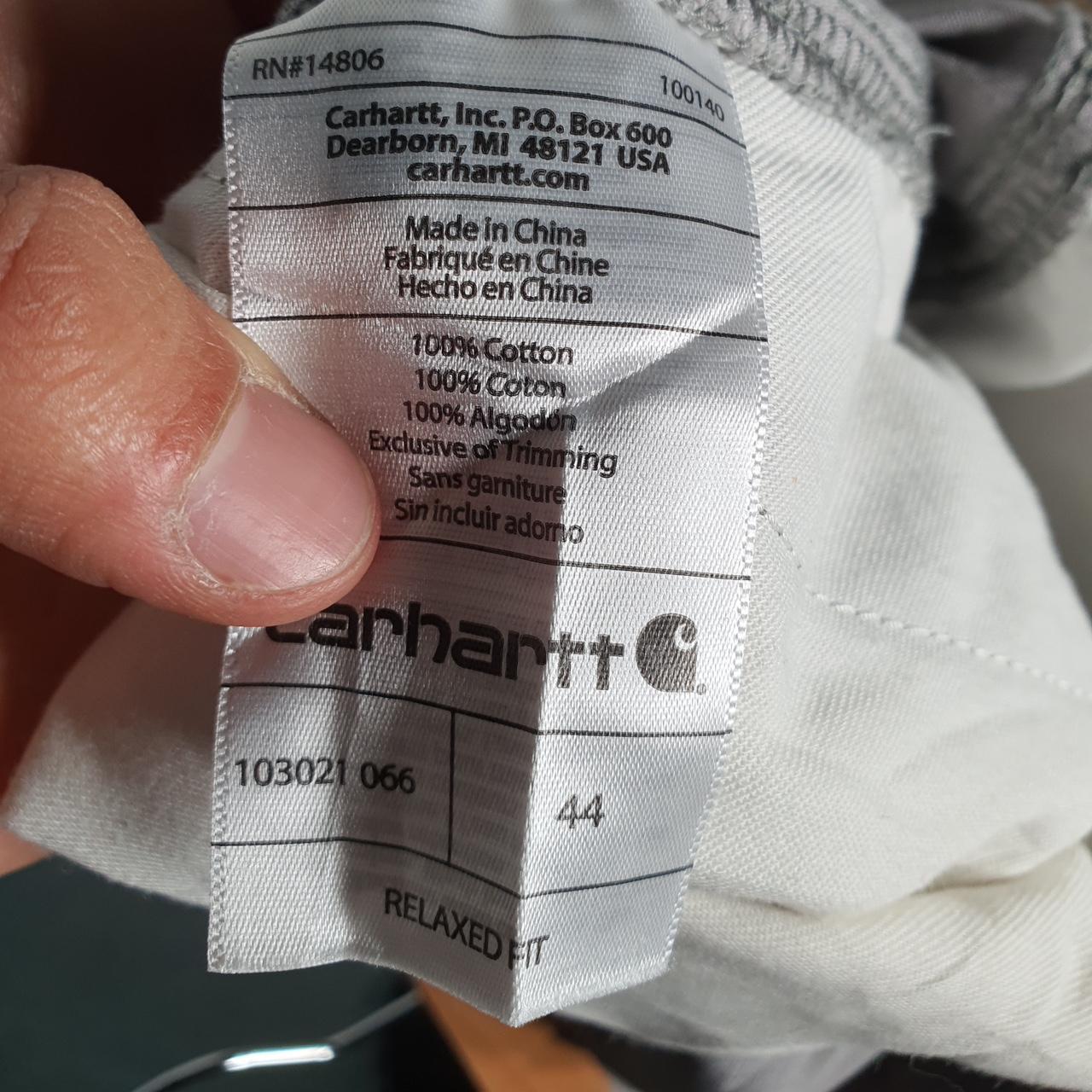 Vintage Carhartt Baggy Carpenter Shorts Jorts Cargo Men’s W44 Grey Relaxed Fit Workwear Big Fish Vintage
