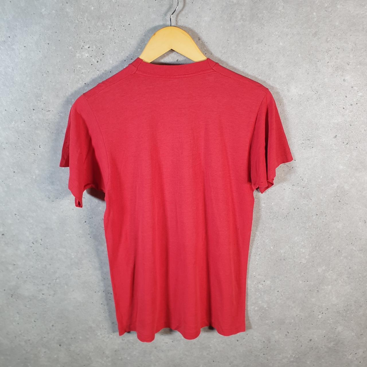 Vintage tennessee Home Of The Blues Beer 90s Single Stitch T Shirt Men’s Small Red