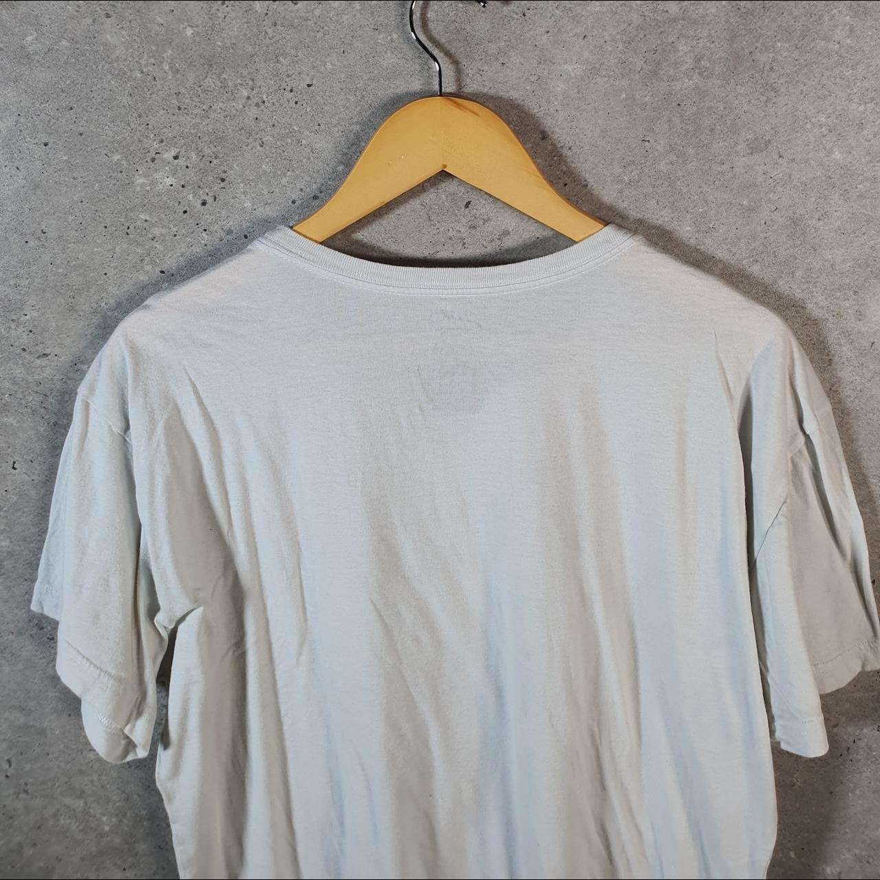 Vintage Ralph Lauren Polo T Shirt Men’s Large White Embroidered Slim Fit Pony C9073