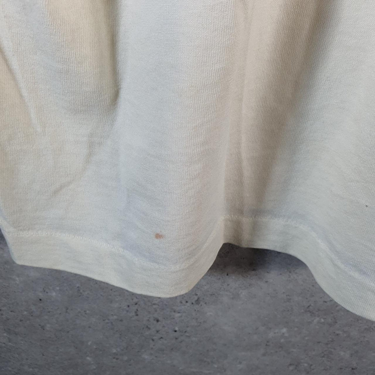 Vintage Fruit of the Loom Best Jammin Norfolk Basketball YMCA USA Single Stitch T Shirt Men’s XL Beige Big Fish Vintage