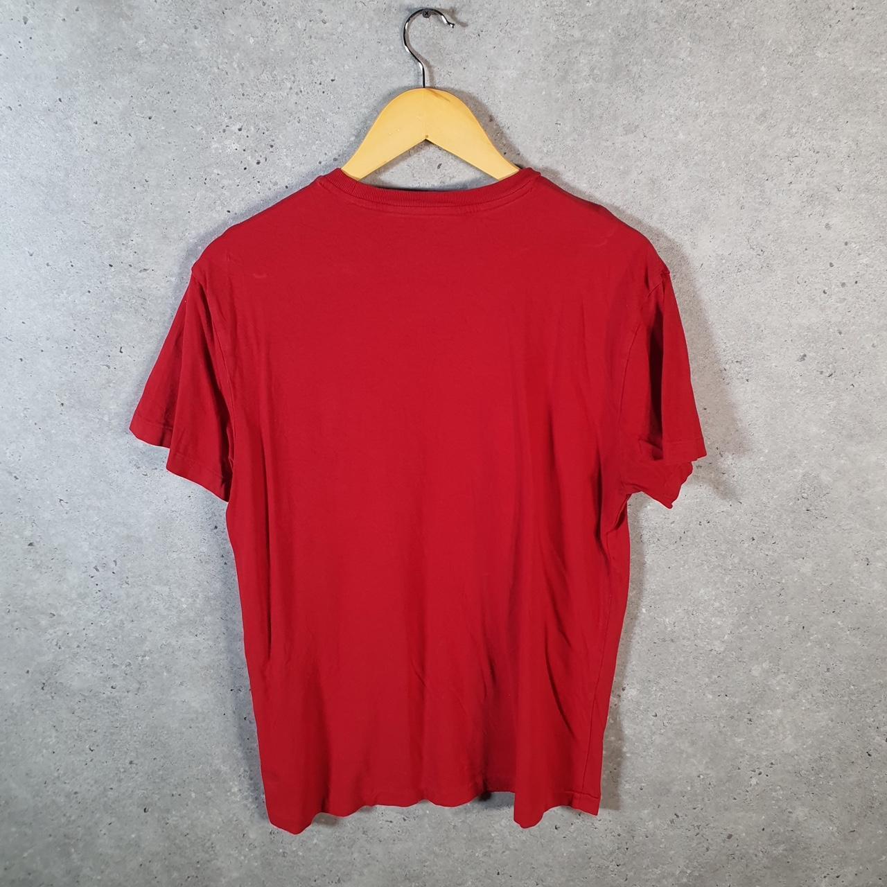 Vintage Ralph Lauren Polo T Shirt Men’s Small Red Embroidered Pony Classic Fit C9122