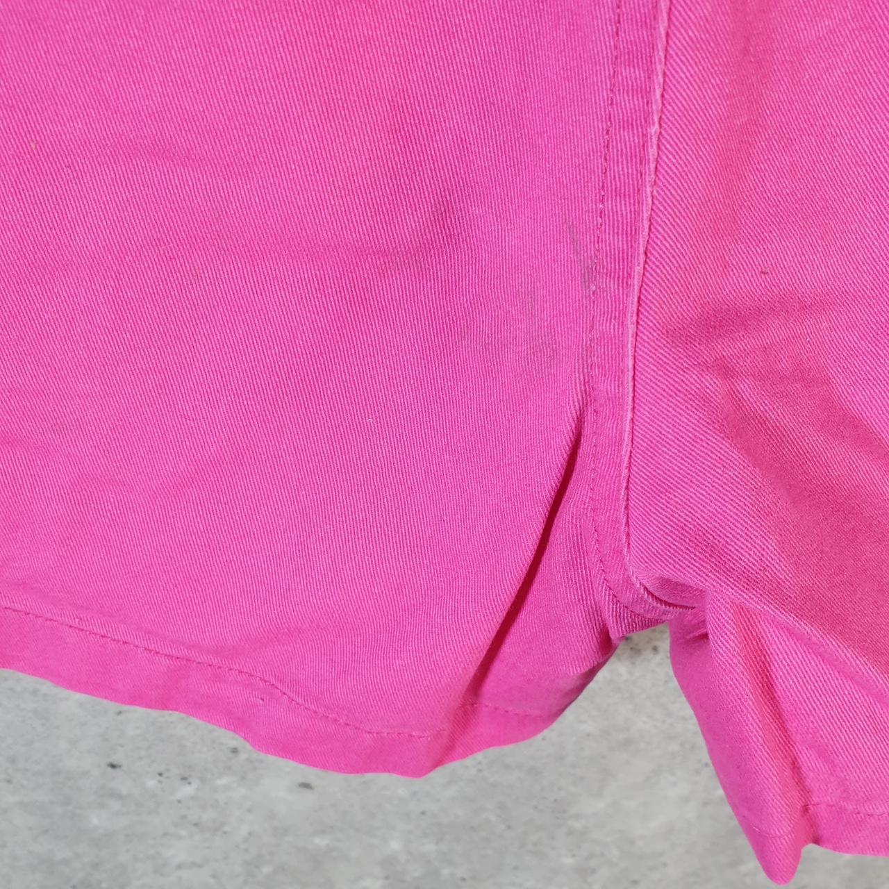 Vintage Ralph Lauren Polo Chino Shorts Jorts Cargo Womens W32 Pink Baggy Cotton