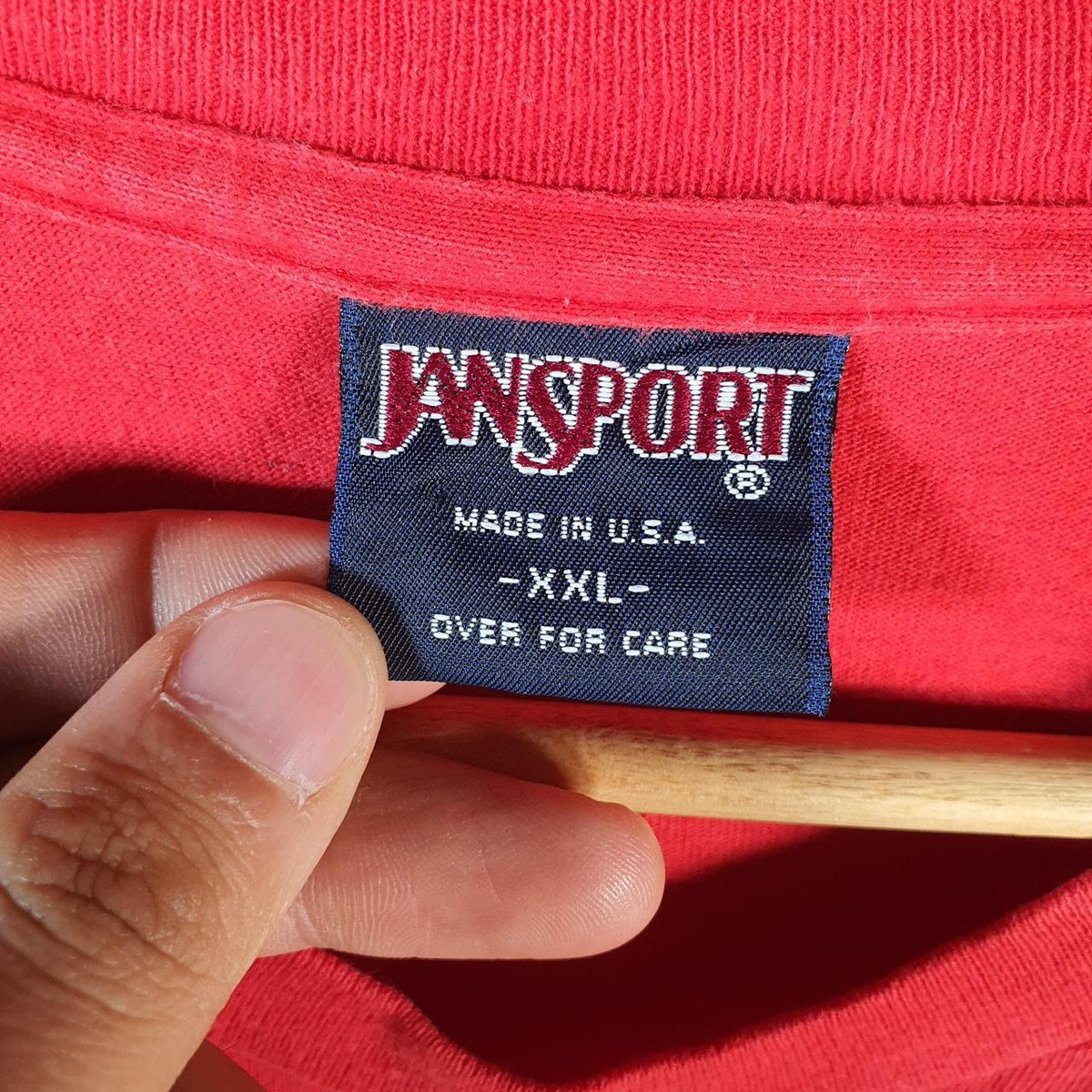 Vintage Jansport Texas Tech Red Raiders Uni 90s USA Single Stitch T Shirt Men’s 2XL Red