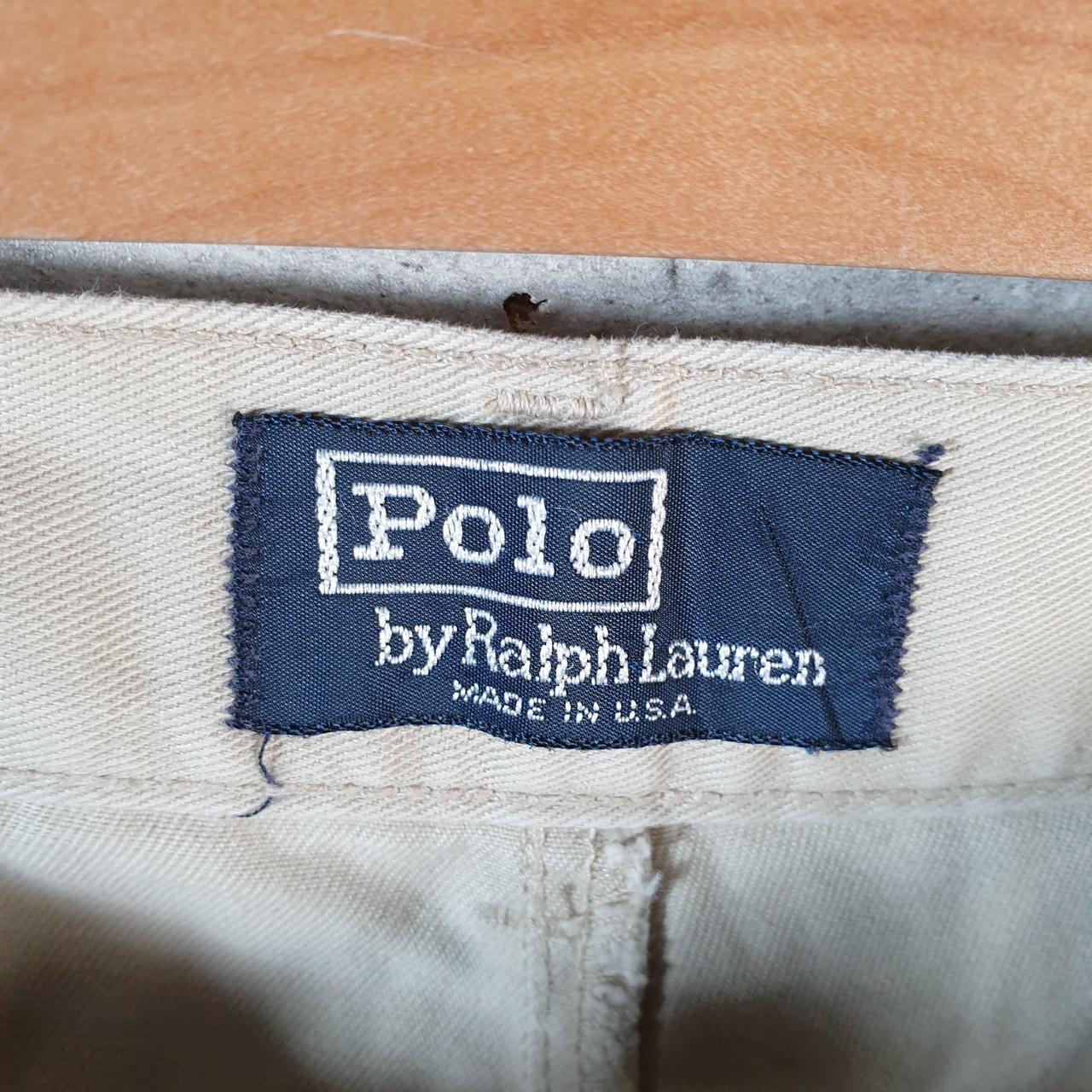 Vintage Ralph Lauren Polo Shorts Jorts Chino Cargo Men’s W40 Brown Baggy Cotton A4366