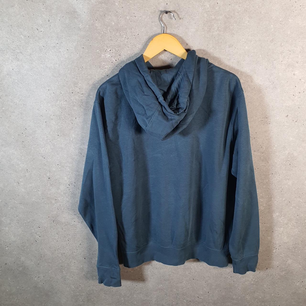Vintage Nike Club Hoodie Men’s Medium Blue Swoosh Y2K Pullover