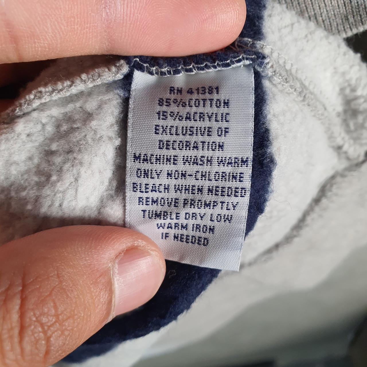 Vintage Ralph Lauren Polo Heavyweight Hoodie Womens Medium Grey Cotton Pullover 1/4 Button Pony