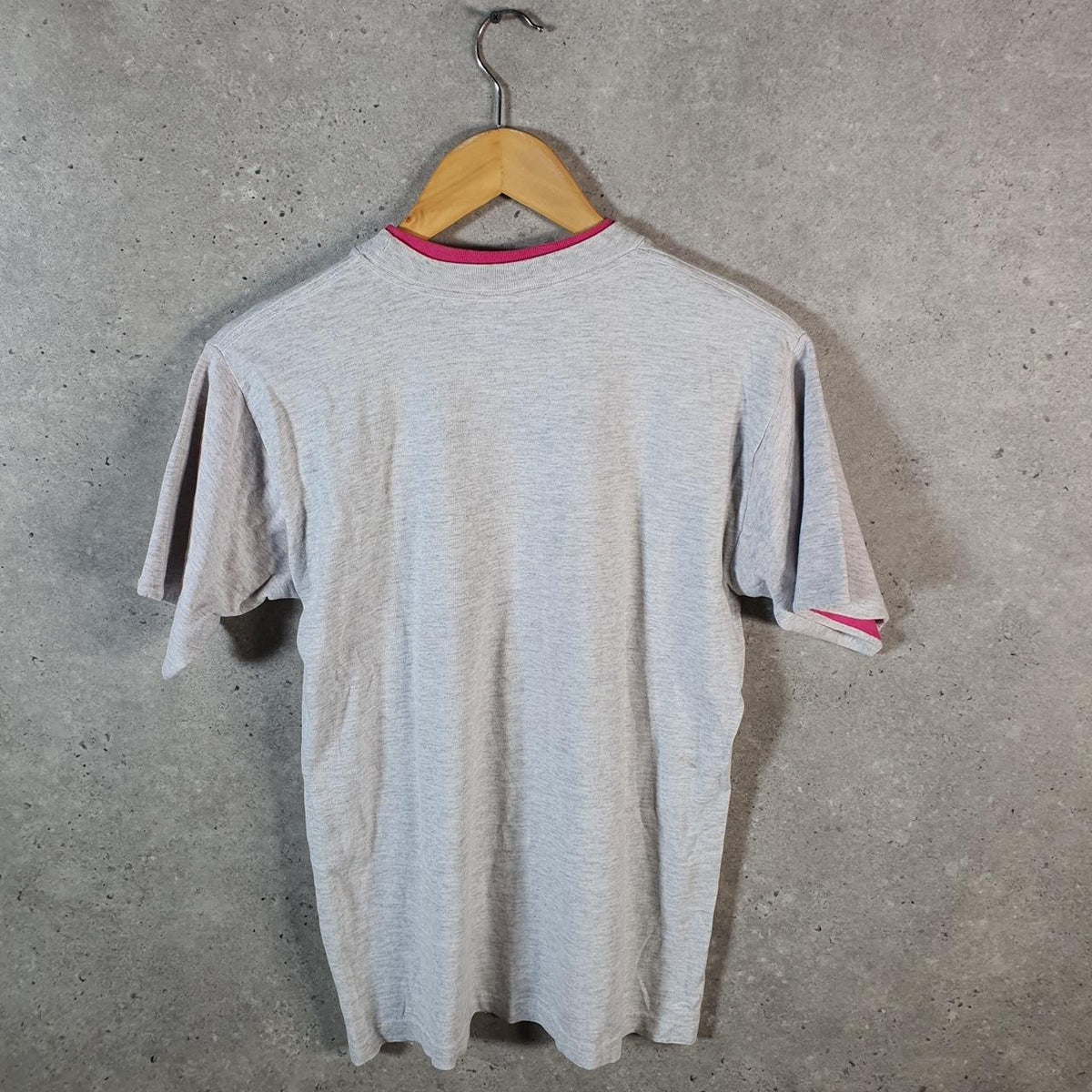Vintage Belton Face Mask Graphic 90s USA Single Stitch T Shirt Men’s Medium Grey