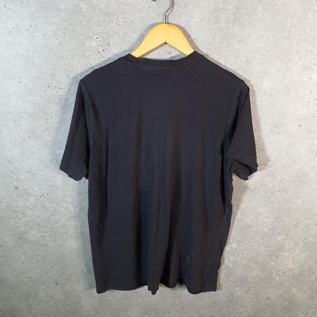 Vintage Reebok Spellout T Shirt Men’s Large Black sports Logo Athletic