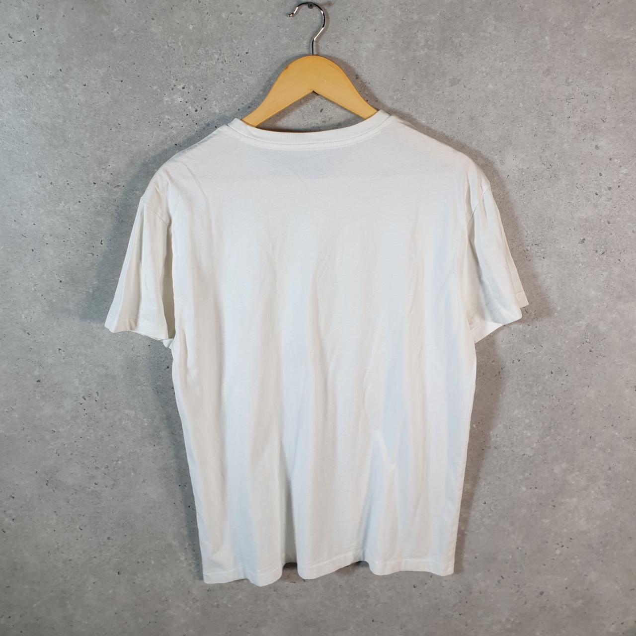 Vintage Ralph Lauren Polo Sport T Shirt Men’s Small White Classic Fit Embroidered Pony C8599