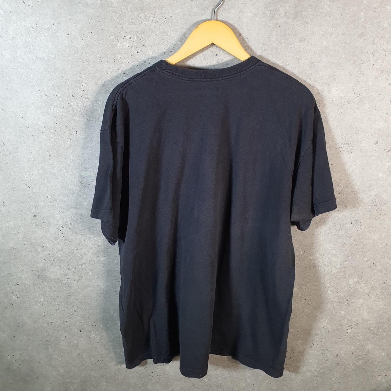 Vintage Nike N72 Graphic T Shirt Men’s XL Black Swoosh Athletic