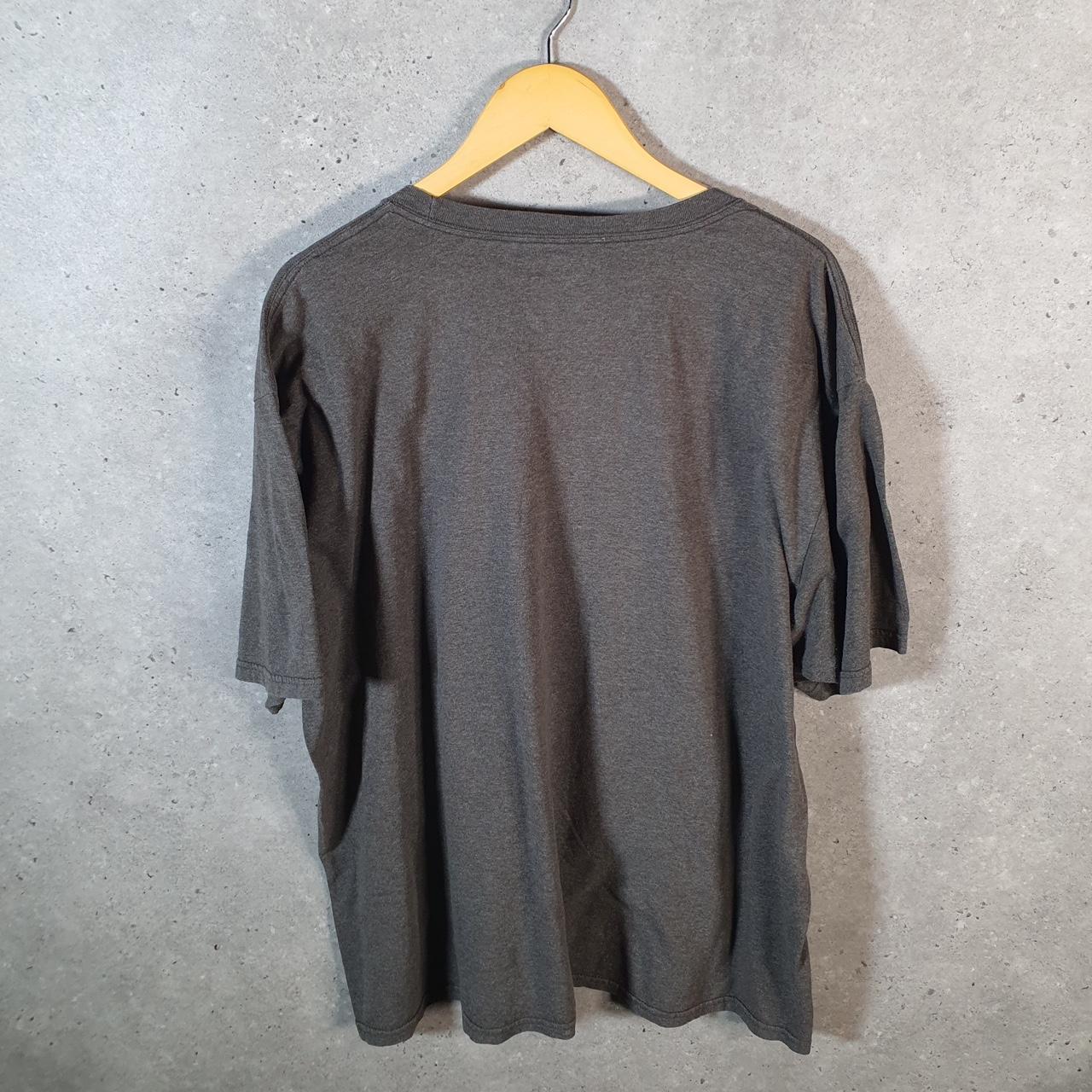 Vintage Adidas Go To Tee T Shirt Men’s 2XL Grey Three Stripes Logo Athletic