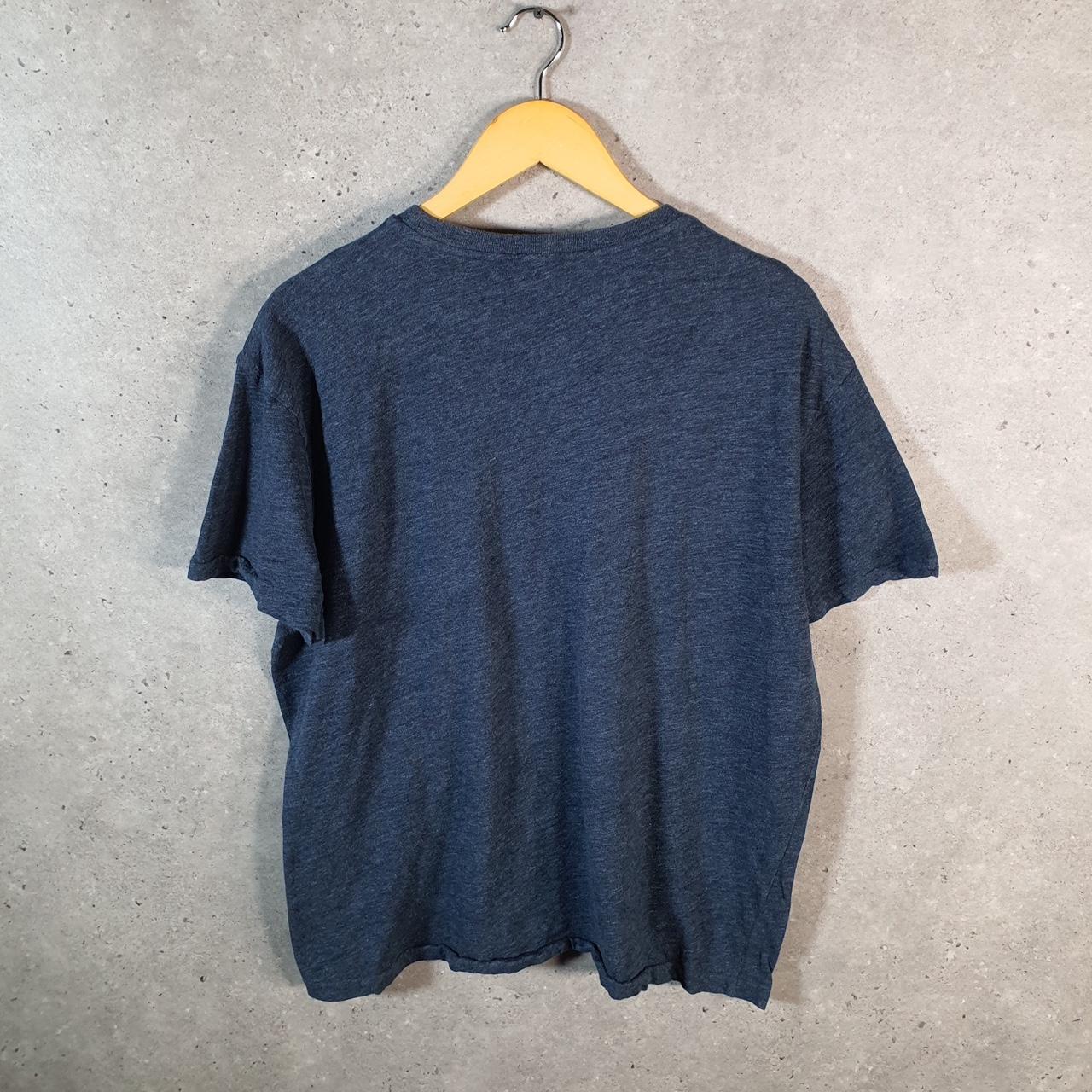 Vintage Ralph Lauren Polo Sport T Shirt Men’s Medium Blue  Classic Fit Embroidered Pony C8709